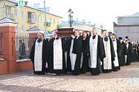  Божественная литургия и отпевание архимандрита Сергия (Шагаева) в Тихвинском храме Ногинска 